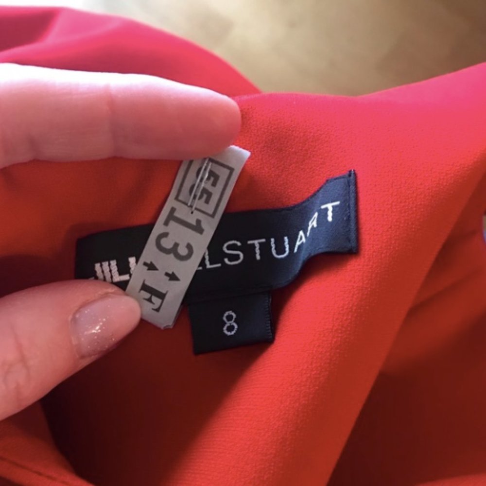 Stunning Fire Engine Red Jill Stuart Gown! - Picture 5 of 5
